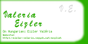 valeria eizler business card